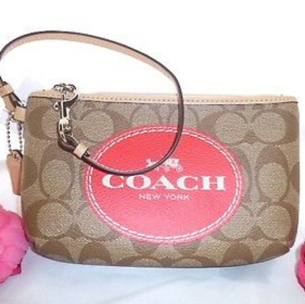 Coach Horse & Carriage Signature Wristlet B